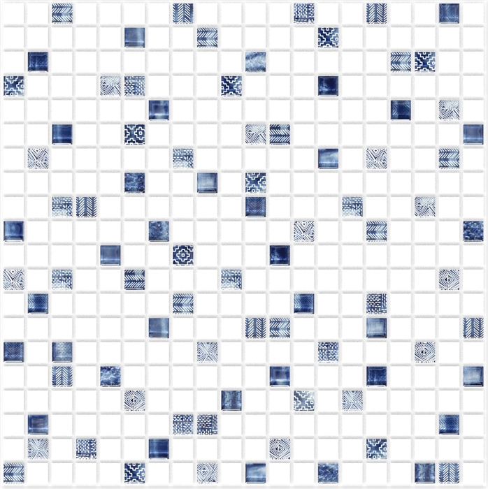 Панель ПВХ 0,4 самоклеящаяся мозаика «Северное сияние» - фото 25961